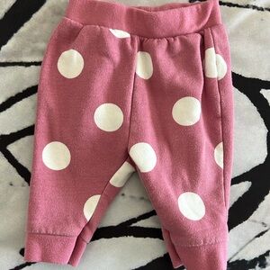 Pink Polka Dot Sweatpants